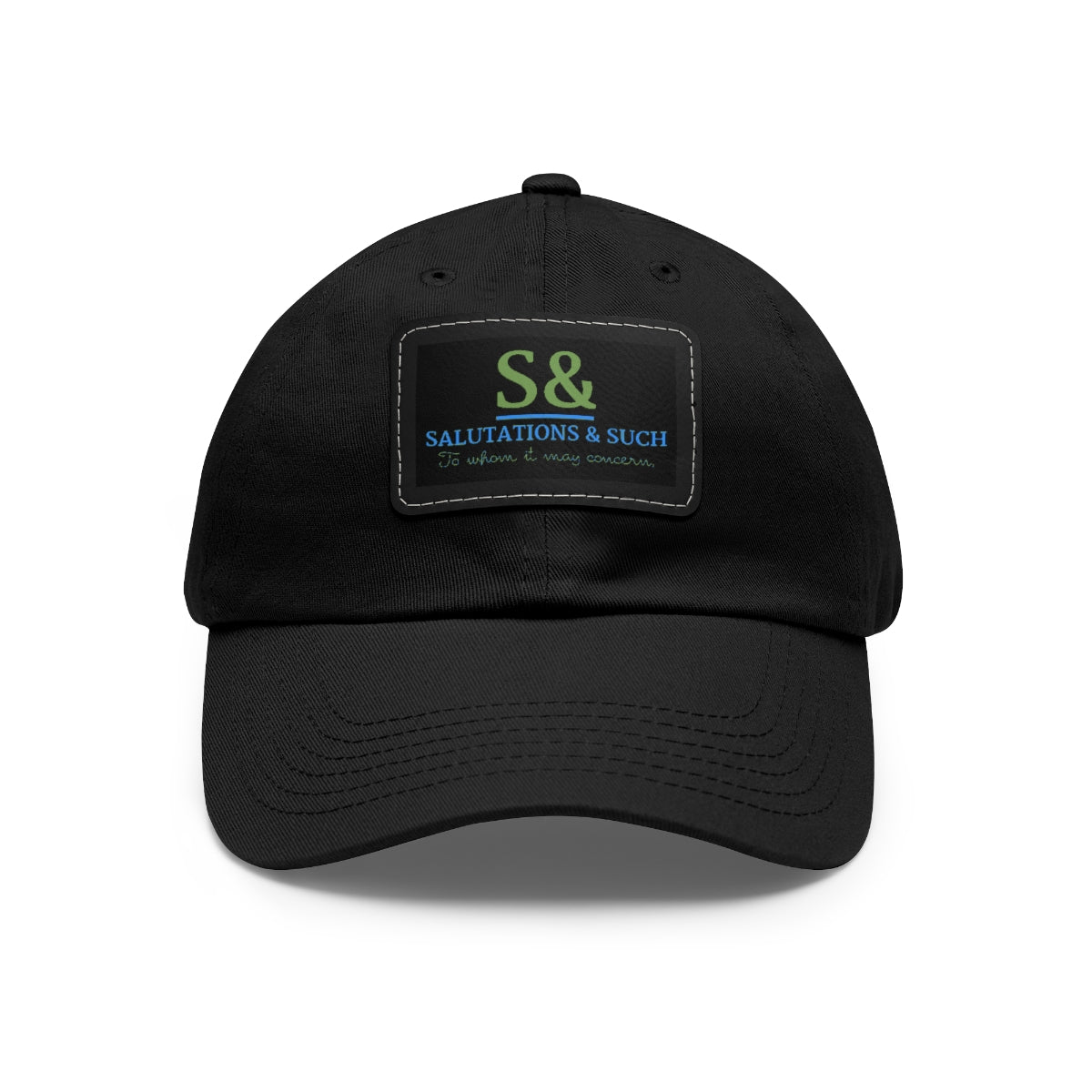 S&S Dad Hat with Leather Patch-Maurader Color way