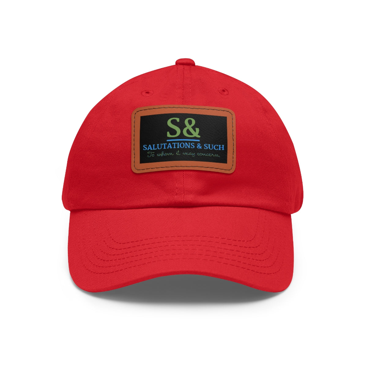 S&S Dad Hat with Leather Patch-Maurader Color way