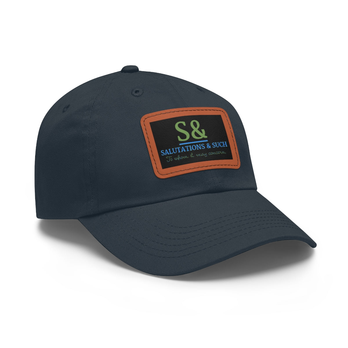 S&S Dad Hat with Leather Patch-Maurader Color way