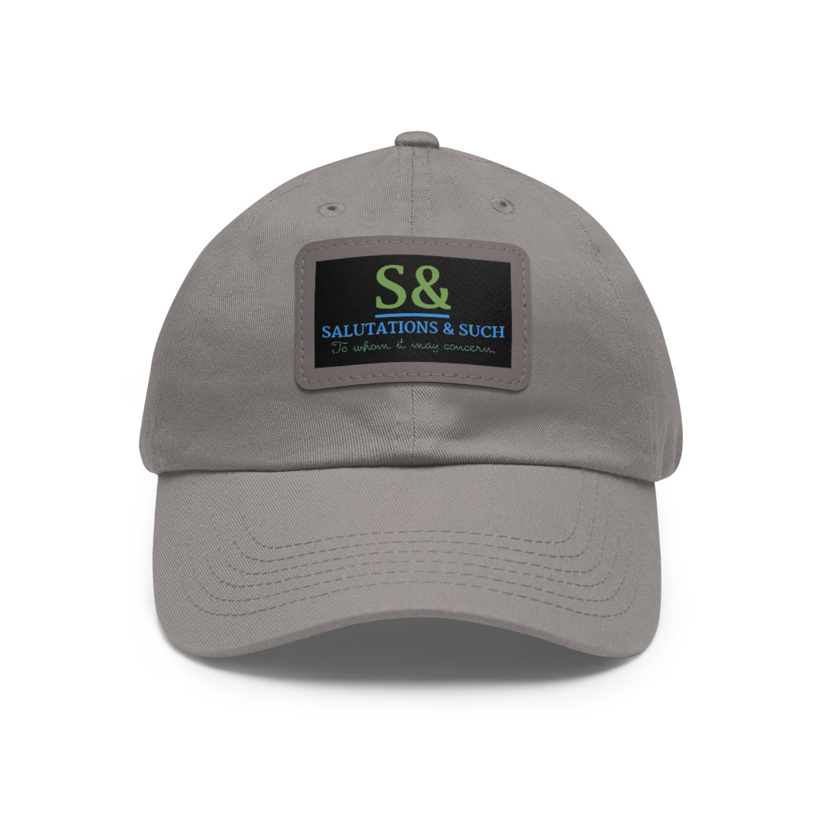 S&S Dad Hat with Leather Patch-Maurader Color way