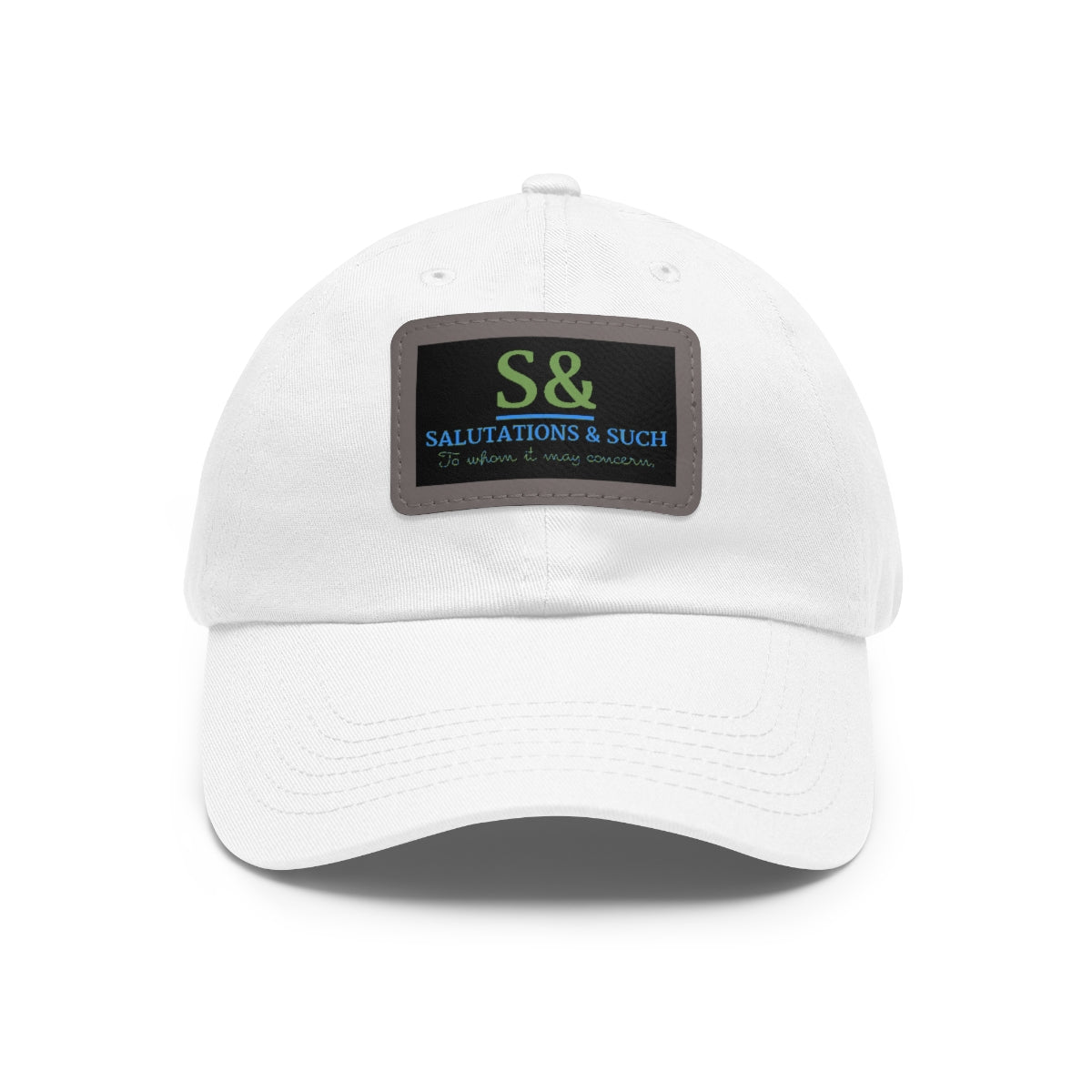 S&S Dad Hat with Leather Patch-Maurader Color way