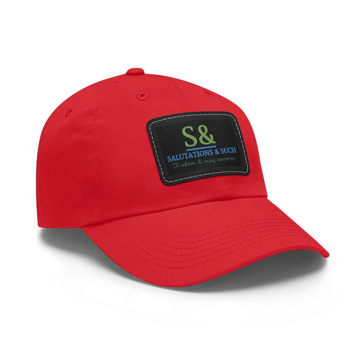 S&S Dad Hat with Leather Patch-Maurader Color way